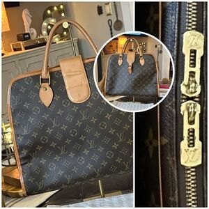 Louis Vuitton Vintage Rivioli Leather Business Bag in Monogram Brown, GORGEOUS